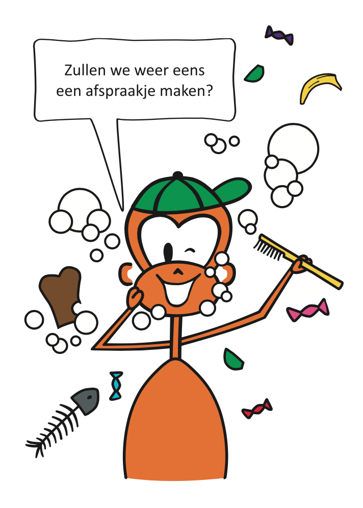 Oproepkaart: afspraakje maken? (50 stuks)